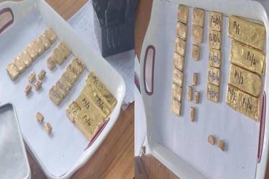 3.5 Kilograms of gold smuggled from Sri Lanka seized!