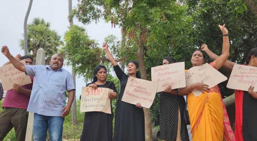  தையிட்டி திஸ்ஸ விகாரைக்கு எதிராக போராட்டம் 