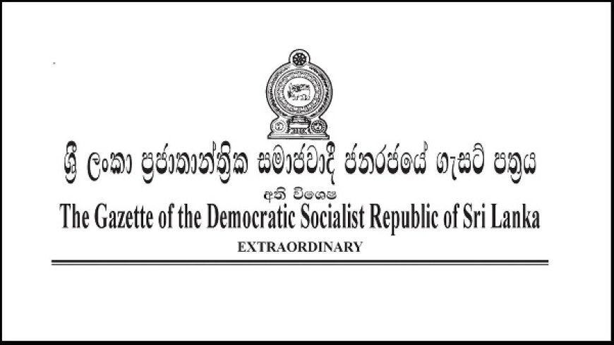 நிகழ்நிலைக் காப்பு திருத்த சட்டமூலம் தொடர்பான வர்த்தமானி அறிவித்தல்!