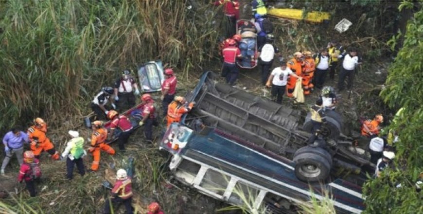 குவாத்தமாலாவில் விபத்து; 55 பேர் உயிரிழப்பு!